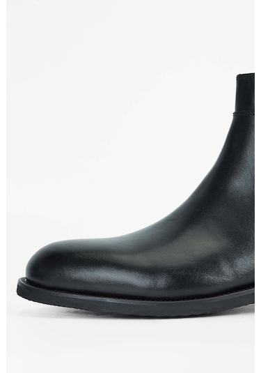 Tamer Tanca Erkek Hakiki Deri Siyah Casual Bot 183 12471 Erk Bot Sk23/24 Sıyah