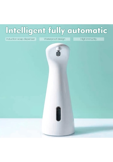 Ximistore9 Otomatik Sensörlü Köpük Sabunluk - 200ml El Dezenfektanı & Sıvı Sabun İçin Beyaz