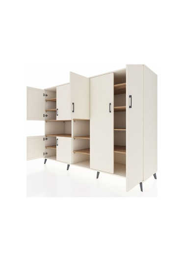 Kronos Dolap 13 Raflı 7 Kapaklı 220x59x163 Aytaşı-aytaşı/çam Aytaşı-aytaşı/çam