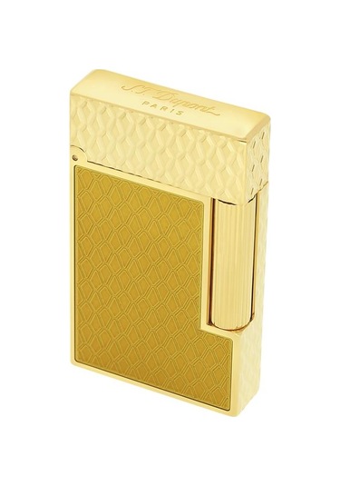 S.t. Dupont Ligne 2 Shiny Gold Puro Çakmağı 16630 - Tr6786