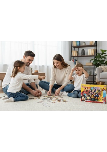 Ks Games Disney Mickey Mouse Puzzle 100 Parça 6+ Yaş - Lisanslı Eğitici Puzzle