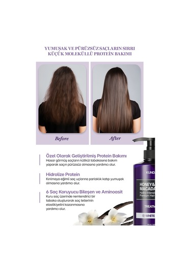 Kundal Honey & Macadamia Amber Vanilla Protein Treatment 500 ML