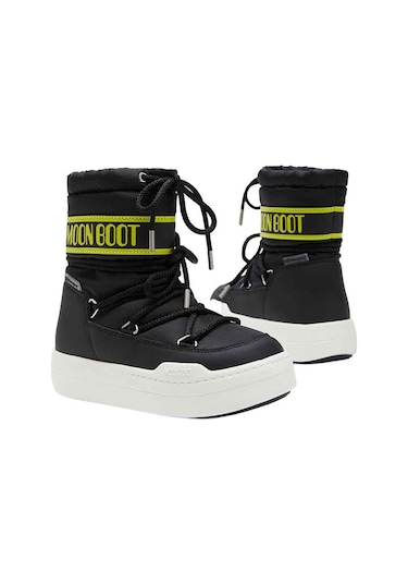 N001 Black Bot Kız Çocuk 80d3440020 Moon Boot Mb Jr Park Boot 28-35 Siyah