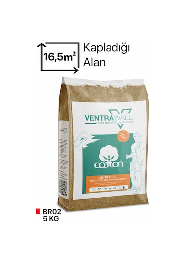 İpek Sıva Duvar Boyası, Kahverengi Br02-5kg