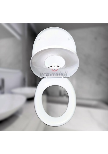 Çelik Ayna Çocuk Adaptörlü Klozet Kapağı Ebeveyn Ve Çocuk 208