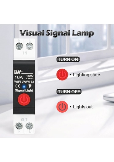Xianwen Lemestar Akıllı Wifi Din Ray Şalter - Uzaktan Kontrol,