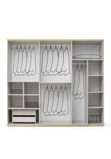 Belize %100 Mdf Kumbeji Gardırop Kumbeji