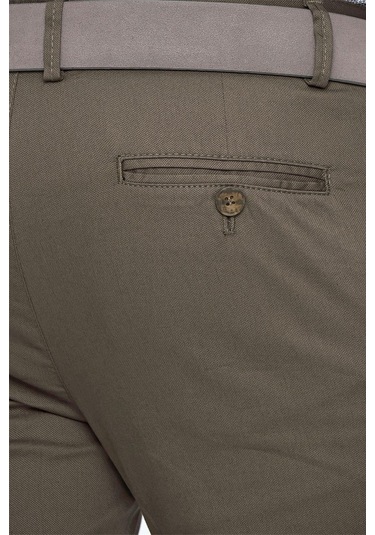 P 1112 Slim Fit Toprak Spor Pantolon TOPRAK