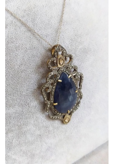 Safir Elmas Kolye 287