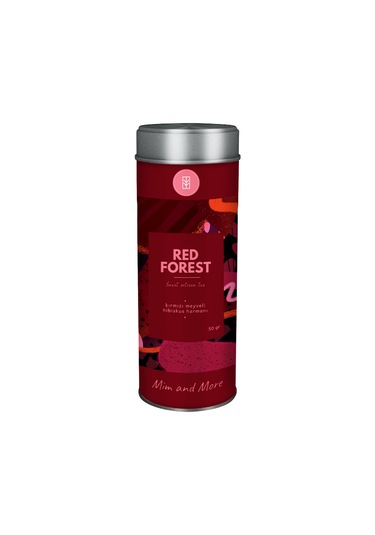 Mim And More Red Forest Tea Kırmızı Meyveli Hibiskus Çayı 50 G
