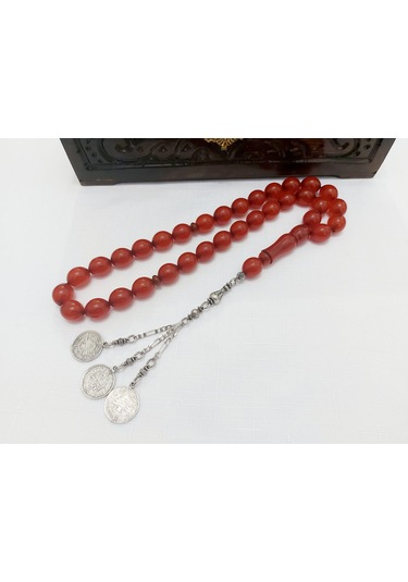 Soma Tesbih Osmanlı Benzetme Küre Kesim Eski Usul Büyük Sıkma Kehribar Tesbih