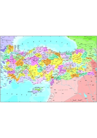 Anatolian Puzzle 260 Parça Türkiye Siyasi Haritası 3269