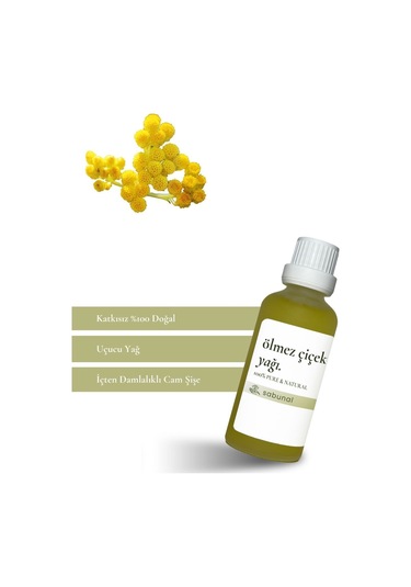 Sabunal Ölmez Çiçek Yağı 50 ML - Yaşlanma Karşıtı Doğal Cilt Bakım Yağı