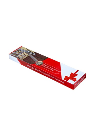 3m Asvera - %100 Alüminyum Pratik Balkon Çamaşır Kurutmalığı - %100 Alüminyum Balkon Çamaşır Kurutma As Gri