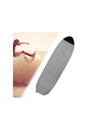 Suntek Snowboard Için Sörf Tahtası Çorap Örtüsü 230cmx50cm-siyah 230cmx50cm Siyah
