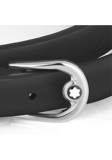 Montblanc Bileklik At Nalı Tokalı Siyah, Ayarlanabilir Boyut 1340 Siyah