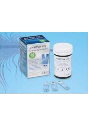 Vivachek Eco Şeker Ölçümü Test Stribi 50'Lik