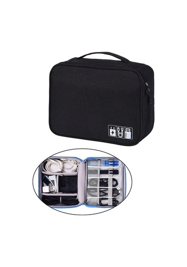 Pazly Suntek Siyah Seyahat Magideal Kordon Kılıf Elektronik Düzenleyici Ph Siyah