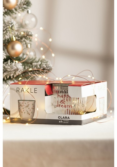 Clara 4'lü Su Bardağı Seti 290 Cc Renkli