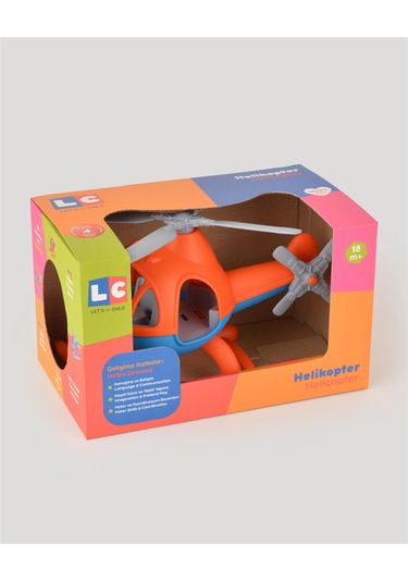 Büyük Helikopter Turuncu Mavi