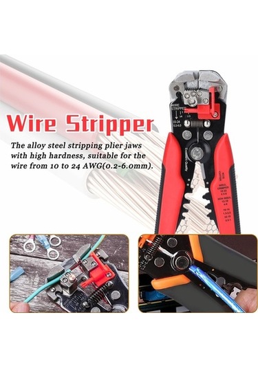 Dancemonkey Profesyonel Kablo Sıkma & Soyma Takımı - Hsc8 6-6 & Ye-1r 0.25-6mm² Çelik Takım