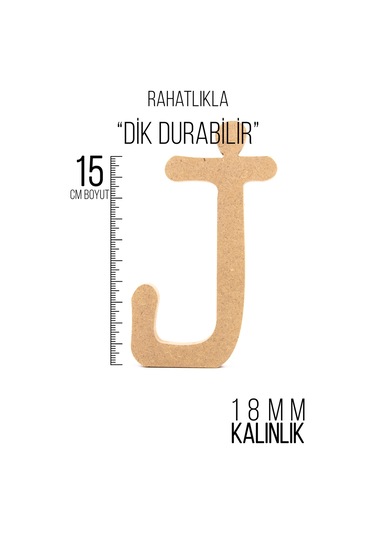 Na Neşeli Ahşap 15 Cm Ahşap Harf, Rahatlıkla Dik Durabilir, Söz, Nişan, Kutlama, Dekor, Süs Model 15cmjmm18