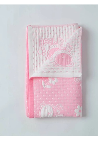 Kitoshi Yeni Doğanlar İçin Çocuk Battaniyesi, %100 Pamuk 486582402 Pembe