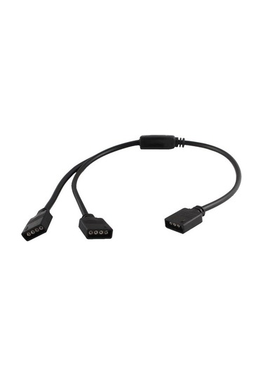RGB Şerit 4 Pin LED Çoklayıcı Splitter Tek Kumanda 2 Çıkış Kablo