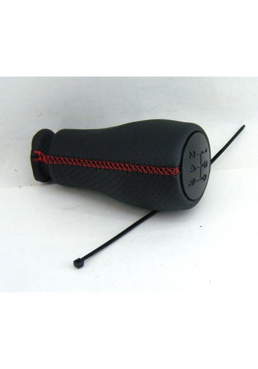 Fiat Fiorino Deri Vites Topuzu 2008-2018 Kırmızı Dikişli