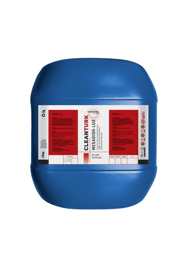 Cleanturk Mesadish Lux Türk Malı Sıvı Bulaşık Deterjanı Güçlü Temizlik 30 Kg