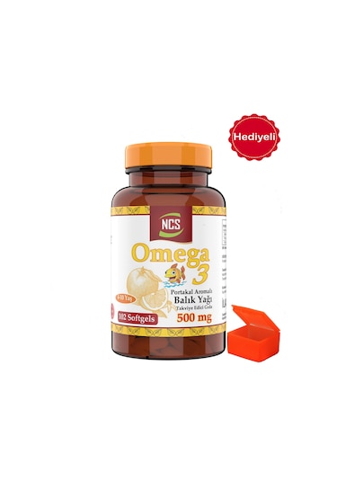 Ncs Omega 3 Portakal Aromalı Çocuklar Için Balık Yağı 102 Softgel