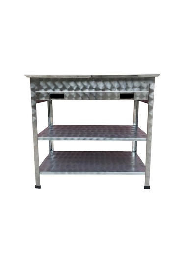 Paslanmaz Kömürlü Mangal 40 X 90 Maksi Boy Lama Izgaralı