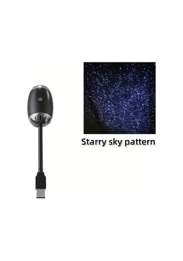 Honeybeeshop Çingene Yeni Güncellenmiş Usb Güçlü Araba Projektör Işığı 360 Dönebilen Taşınabilir Yıldızlı Gökyüzü Işığı Oda Parti Gece Işığı Tatil Hediyesi