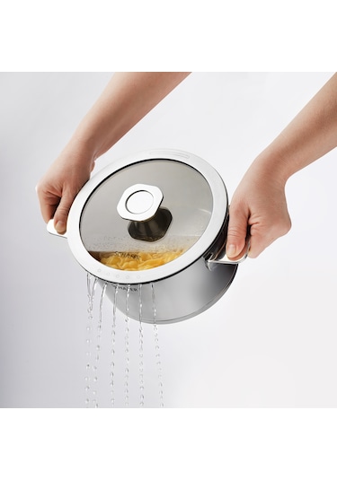 Schafer Steel Pro Çelik Tencere Seti 8 Parça-ınox Inox