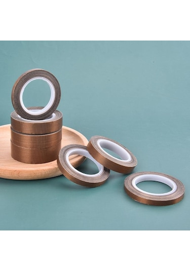 10m 300 Derece Yüksek Sıcaklık Dayanımı Yapışkan Bant Makinesi Ptfe Bant 7mm