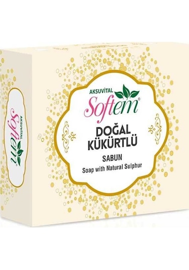 Softem Doğal Kükürtlü Katı Bitkisel Sabun 130 G