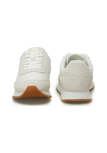 Calvin Klein Runner Laceup Low Mıx Mg Krem Kadın Sneaker Bej