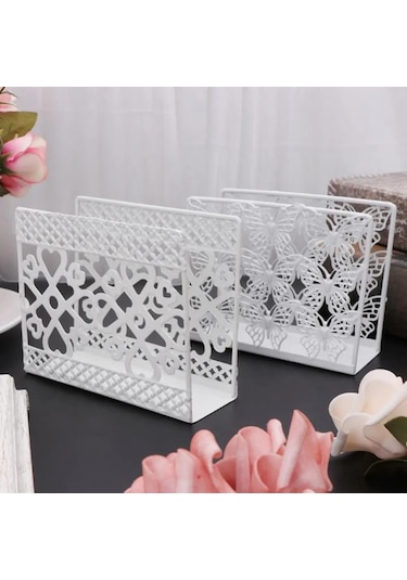 A-içi Boş Peçetelik Kağıt Havluluk Doku Rafı Parti Yemek Masası Dekoru