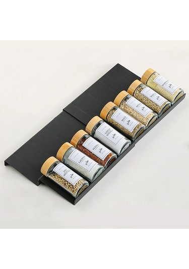 Çekmece Baharat Rafları Mutfak İçin 4 Kat Ayarlanabilir Baharat 2 Adet