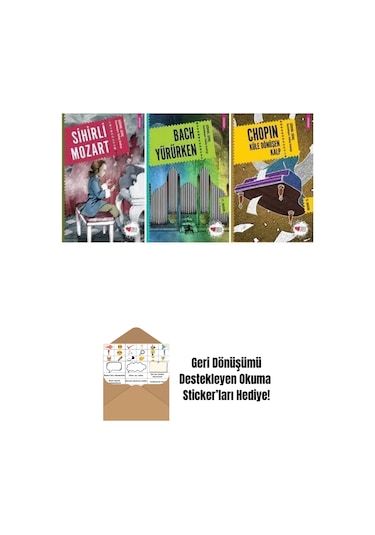 Göknil Özkök Sanat Serisi 3 Kitap Set + Okuma Sticker'ları