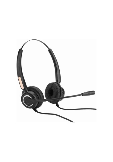 Moveevo H500d-rj9 Profesyonel Konuşma Kulaklığı - Gürültü Engelleme Mikrofonlu, Ses Kontrolü Ve Uzun Süre Kullanim İçin Ergonomik Tasarım H500d-rj9