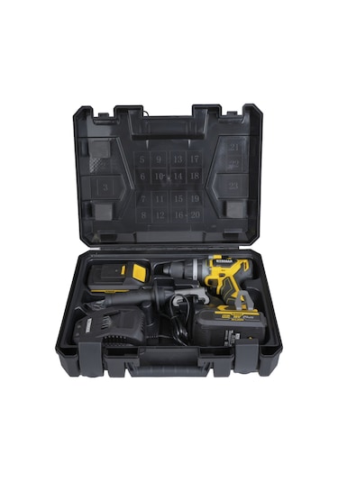 Rtrmax RTX3010 Şarjlı Darbeli Matkap Kömürsüz 70 Nm 2x4 Ah Plus Çift Akü X-Lion