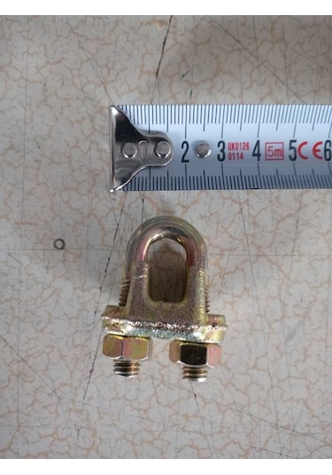 5 Adet 10 No Halat Kelepçesi Klemens