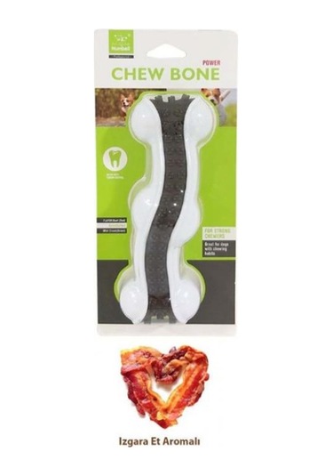Nunbell Köpek Oyuncağı Izgara Et Aromalı Dolgulu Kemik Large 16 Cm Diğer