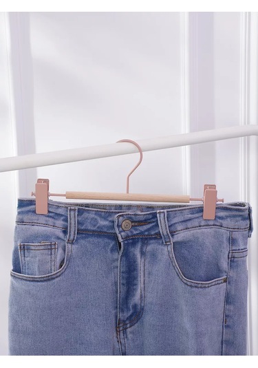 Skyphos Klipsli Giysi Askısı Depolama Askısı 173140516 Pembe