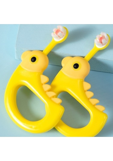 Flybuy 2 Adet Sevimli Tavuk Diş Fırçası Sarı Çocuk Odası İçin
