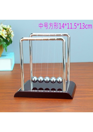 Shineyee Masaüstü Stres Azaltıcı Newton Topları, Metal Sanayi Kıvrımlı Sallayan Dekoratif Alet, Hediyelik Esya, Perakende Ve Toptan Satış