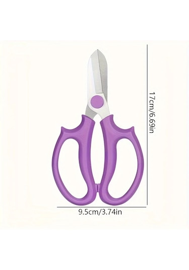 Oldfriend Sumyoung Profesyonel Bahçe Makası Mavi Ambidextrous Paslanmaz Çelik Budama Makası
