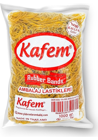 Kafem Ambalaj Lastiği 60 mm 1000 Gram