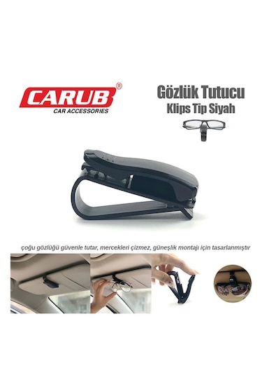 Araç İçi Gözlük Tutucu Pratik Tasarım